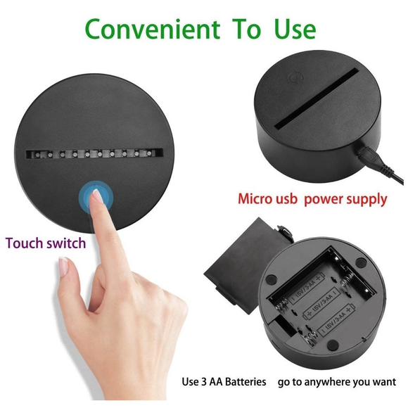 3D Star Wars Night Light Lamp USB - Picture 8 of 8